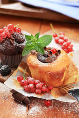 Tasty sponge cakes