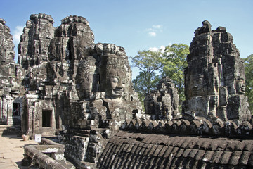 Site "BAYON" aux temples d'Angkor