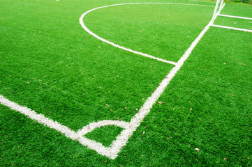 Line on soccer field