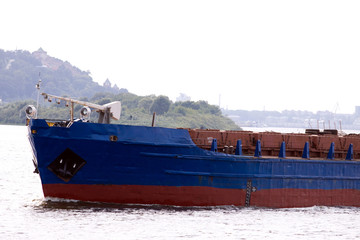 Naklejka premium cargo boat