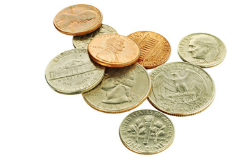 small group of cash