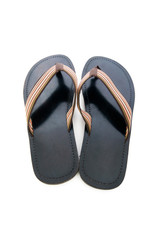 Summer shoes isolated on the white background