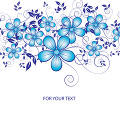 abstract floral background with place for your text