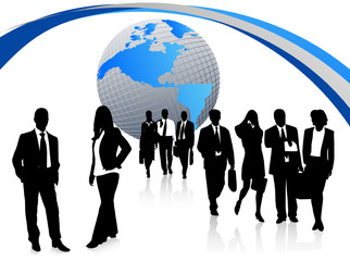 Illustration of business people