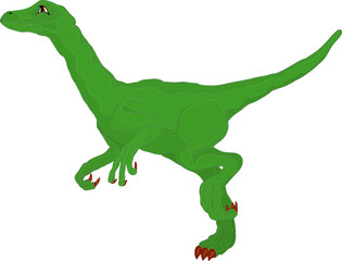 vector - dino  isolated on background