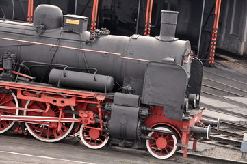 Steam locomotive - obrazy, fototapety, plakaty