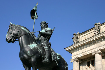 Obraz premium Reiterdenkmal Otto von Wittelsbach in München