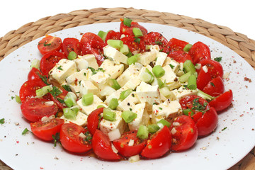 Fetakäse mit Tomaten