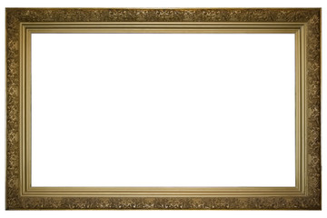 picture frame isolated  on a white