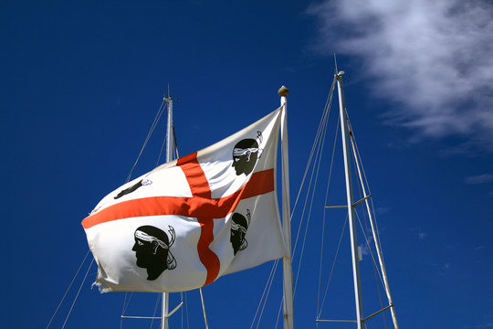 Bandira dei quattro mori, Sardegna