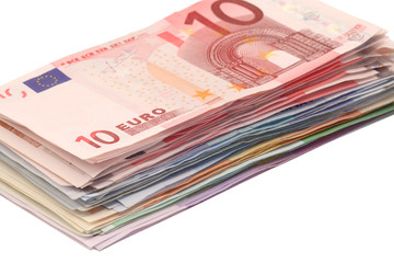 Stack of Euro Money
