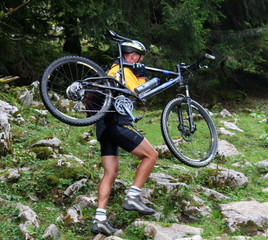 Fototapeta premium Course VTT