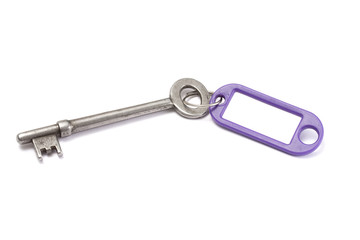 Blank tag and a key