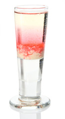 Headshot cocktail - vodka, liqueur ans syrup