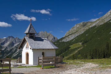 Kleine Kapelle im Karwendel