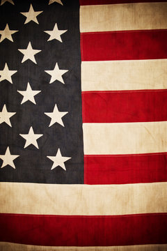 Antique American Flag Background