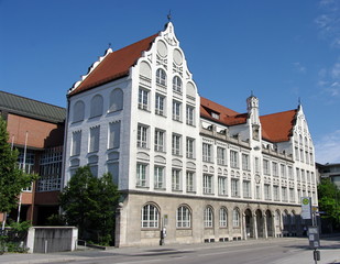 Immeuble ancien, rue de Munich. Allemagne.