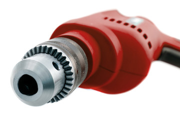 Red electric drill