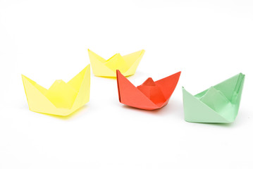 Paper boats