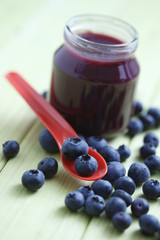 baby food - blueberries