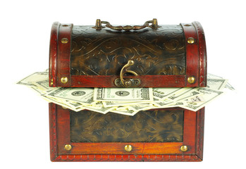 box with money