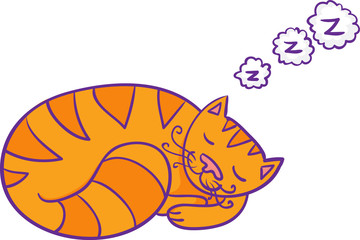 sleeping cat