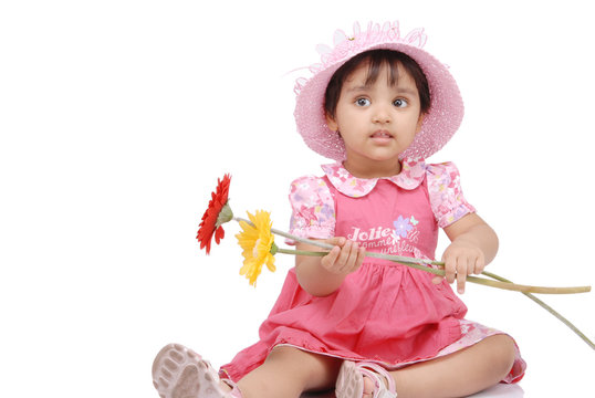 2-3 years old baby girl