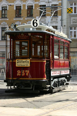 Historische Straßenbahn Leipzig Stötteritz