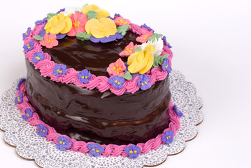 Chocolate Covered Oval Cake