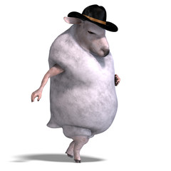 sheep of the wild west