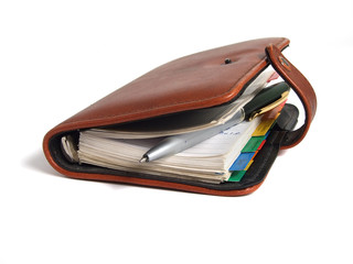 Organizer over white