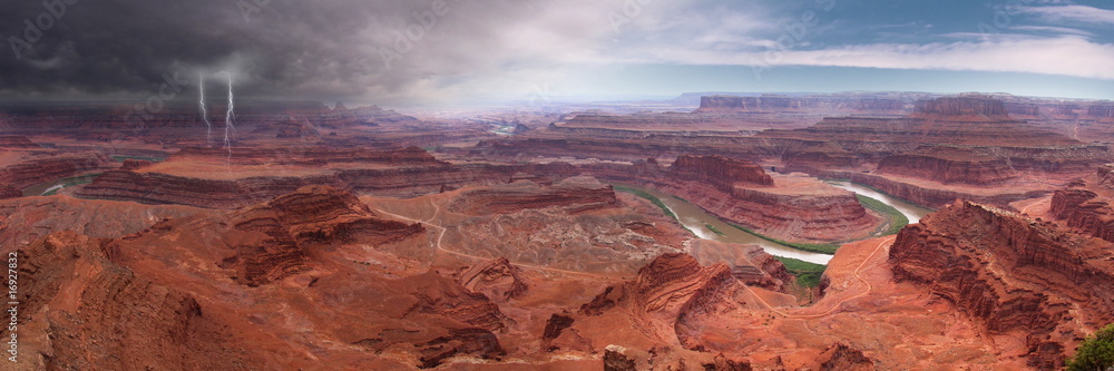 Wall mural panorama view at canyonland national park