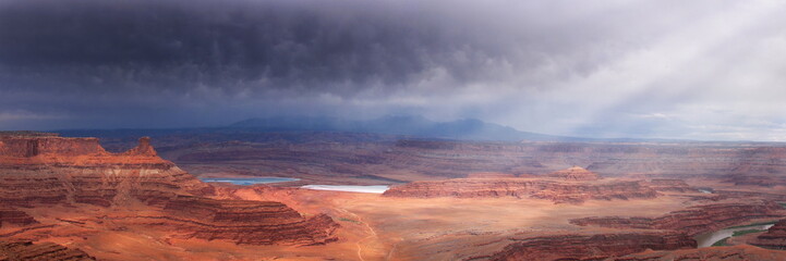 Panorama view at Canyonland National Park - obrazy, fototapety, plakaty