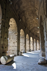 Walkway Under Coliseum