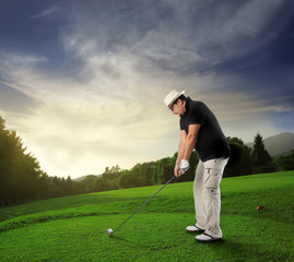 Fototapeta premium golfer