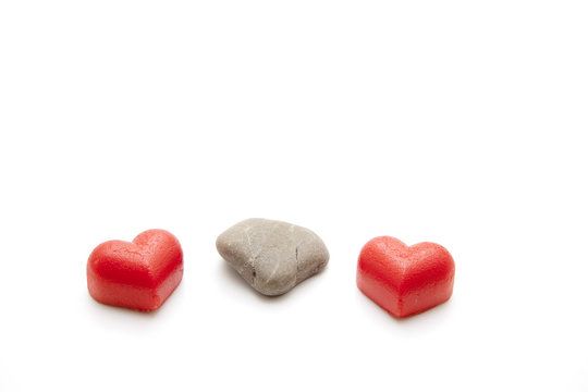 Stein mit Herzen © UMA