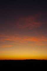 sonnenuntergang, abendhimmel, horizont, sky