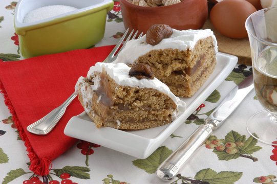 Torta di castagne - Kastanientorte - Dolci trentino alto adige
