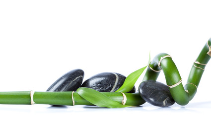 Galets zen et bambou