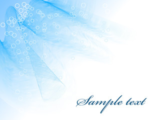 blue abstract background. Vector