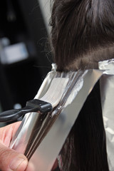 Haare färben