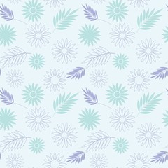 Seamless floral wallpaper