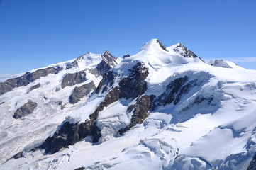 Monte Rosa nahe Zermatt und Matterhorn