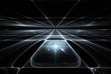 Abstract science fiction background © DrHitch