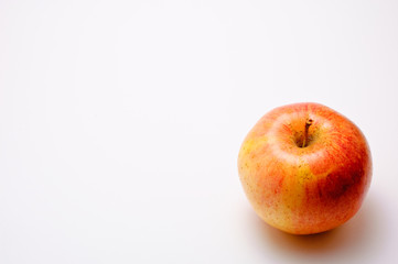 Royal Gala apple isolated on white