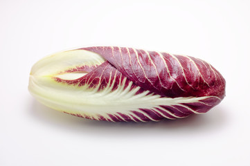 Radicchio isolated on white