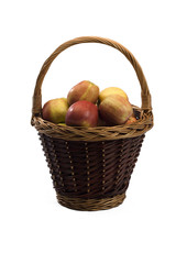 Basket of summer apples