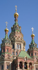 Fototapeta na wymiar Closeup of orthodox church
