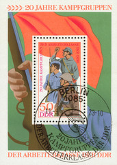 vintage postage stamp set six
