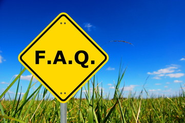 faq sign